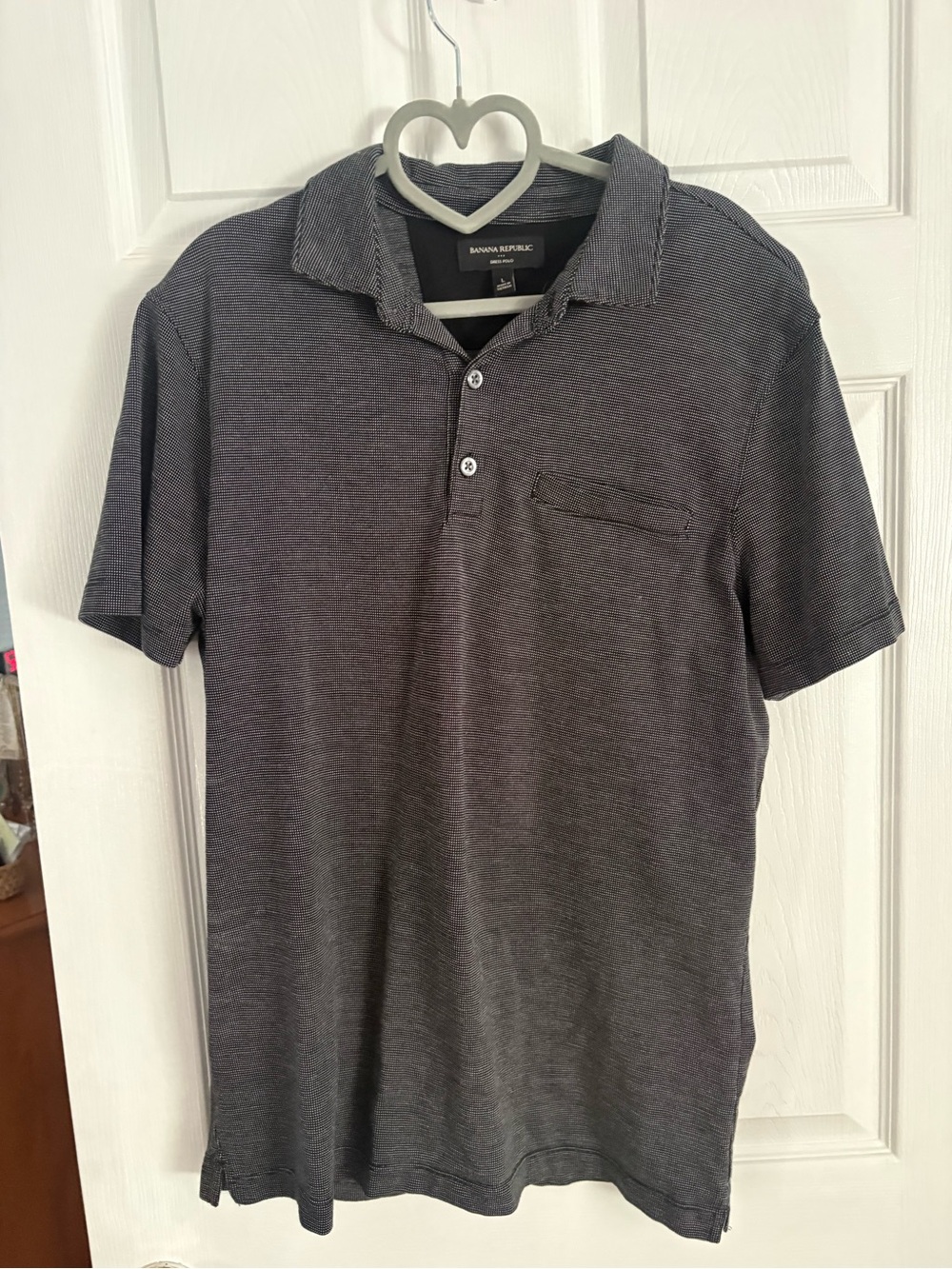 Banana Republic Men's Black Polo Shirt